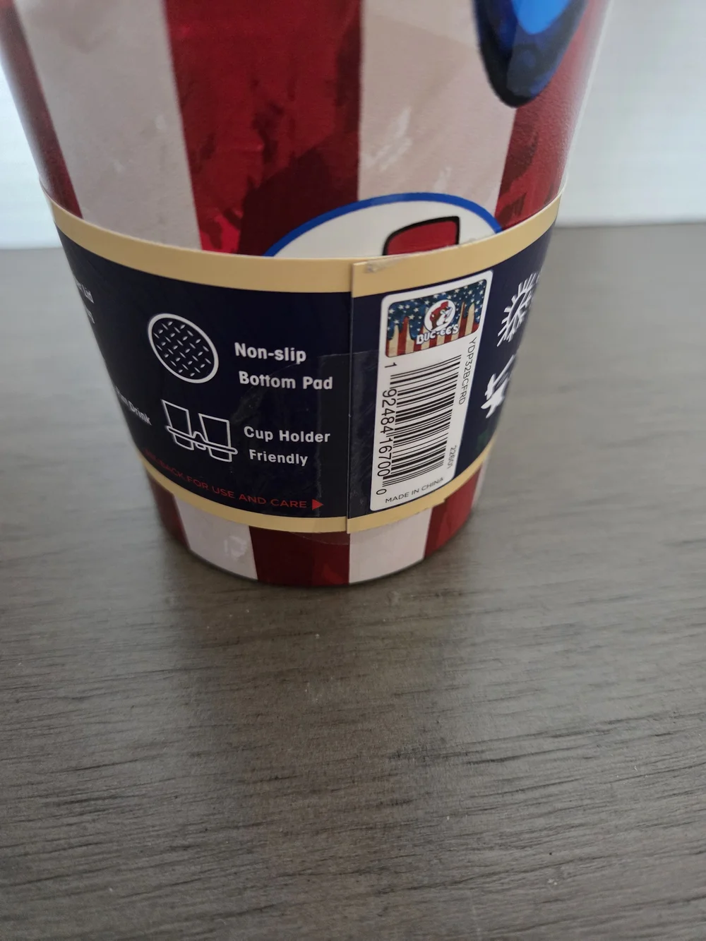 Buc-ee's Patriotic Double Pint Tumbler - Red White Blue America 250 Edition